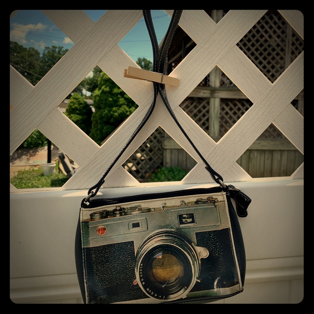 Retro Camera Clutch small Purse